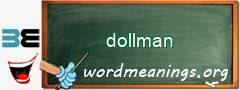 WordMeaning blackboard for dollman